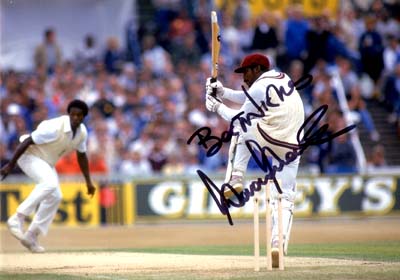 Unbranded Gordon Greenidge signed photo