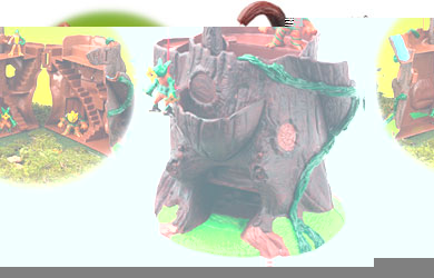 Unbranded Gormiti - Forest Refuge Playset