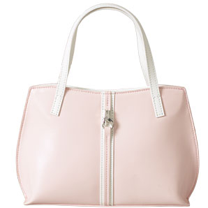 A perfect accessory for spring, this neat two-tone