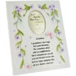 Grandma Verse and Flowers Photo Frame