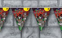 Unbranded Gruesome Horror - Pennant Happy Halloween Banner