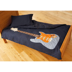 Unbranded Guitar Duvet Cover Set (Single)