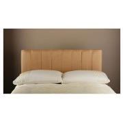 Unbranded Haddon Faux Suede King Headboard, Caramel