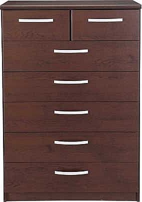 Unbranded Hallingford 5 2 Drawer Chest - Wenge Effect