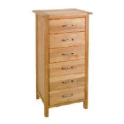 Hamilton 6 drawer Chest- Solid Oak