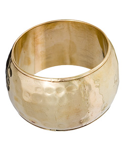 Hammered Bronze Bangle