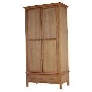 Unbranded Hampstead Double Wardrobe, Oak