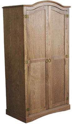 Unbranded Hardwood Wardrobe 2 Door Vermont Value