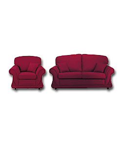 Harley 3 Piece Suite Raspberry