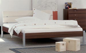 Hasena- The Essen- 3ft Double Wooden Bedstead