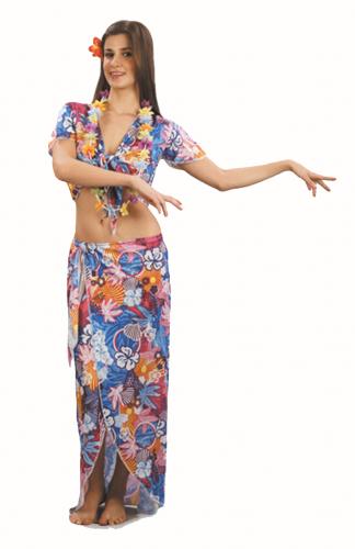 Hawaiian Beauty Fancy Dress Costume