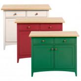 Unbranded Heartland 2 Door Sideboard Deep Green