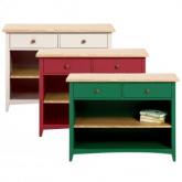 Unbranded Heartland 2 Drawer Console Deep Green