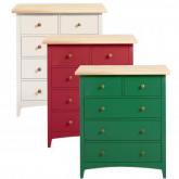 Unbranded Heartland 5 Drawer Chest Warm Buttermilk