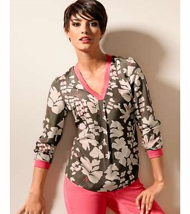 Unbranded Heine Flower Print Blouse