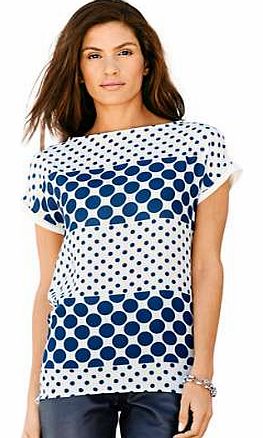 Unbranded Heine Polka Dot Satin Top