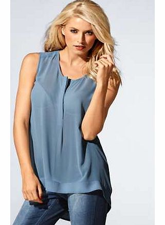 Unbranded Heine Transparent Chiffon Top