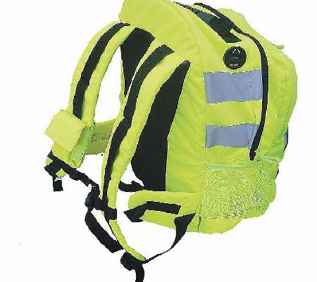 Unbranded Hi-Vis Rucksack Yellow 9155f