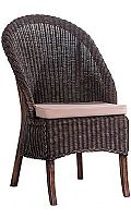 High Back Wicker Chair