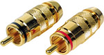 High Quality Gold-PlatedPhono Plugs  ( Gld Phono