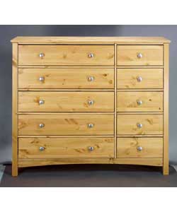 Highgrove 5 plus 5 Drawer Chest - Pine