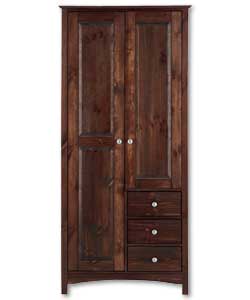 Highgrove Chocolate 2 Door- 3 Drawer Robe