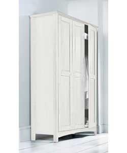 Highgrove White 3-Door Robe