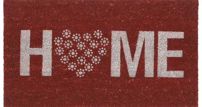 Home Doormat 70 x 40cm - Red