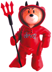 Horny Devil Figurine Bad Taste Bear