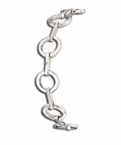 Bangle Bracelet Diamond Silver