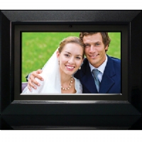 DF770-11 HP 7 Black/Silver Digital Photo Frame with 128MB Internal Memory