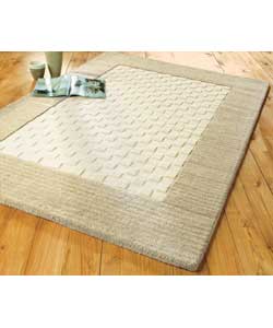 Ice Cubes Ivory Wool Rug