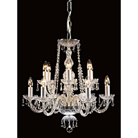 Unbranded IICP00071 12 - Chrome Chandelier