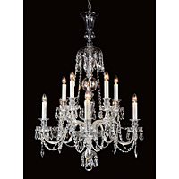 Unbranded IMCB125251 10 - 10 Light Chrome Chandelier