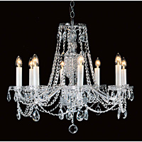 Unbranded IMCB125852 8 - Chrome Chandelier