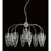 Unbranded IMCEH09195 5 1 - Polished Chrome Pendant Light