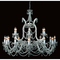 Unbranded IMCP00150 18 1 CH - 19 Light Chrome Chandelier