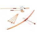 Little Indians will love this wooden Indian set. C