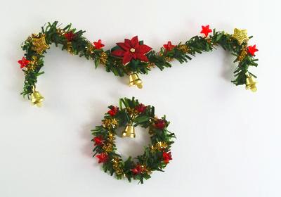 Individually Handcrafted Christmas Garland and