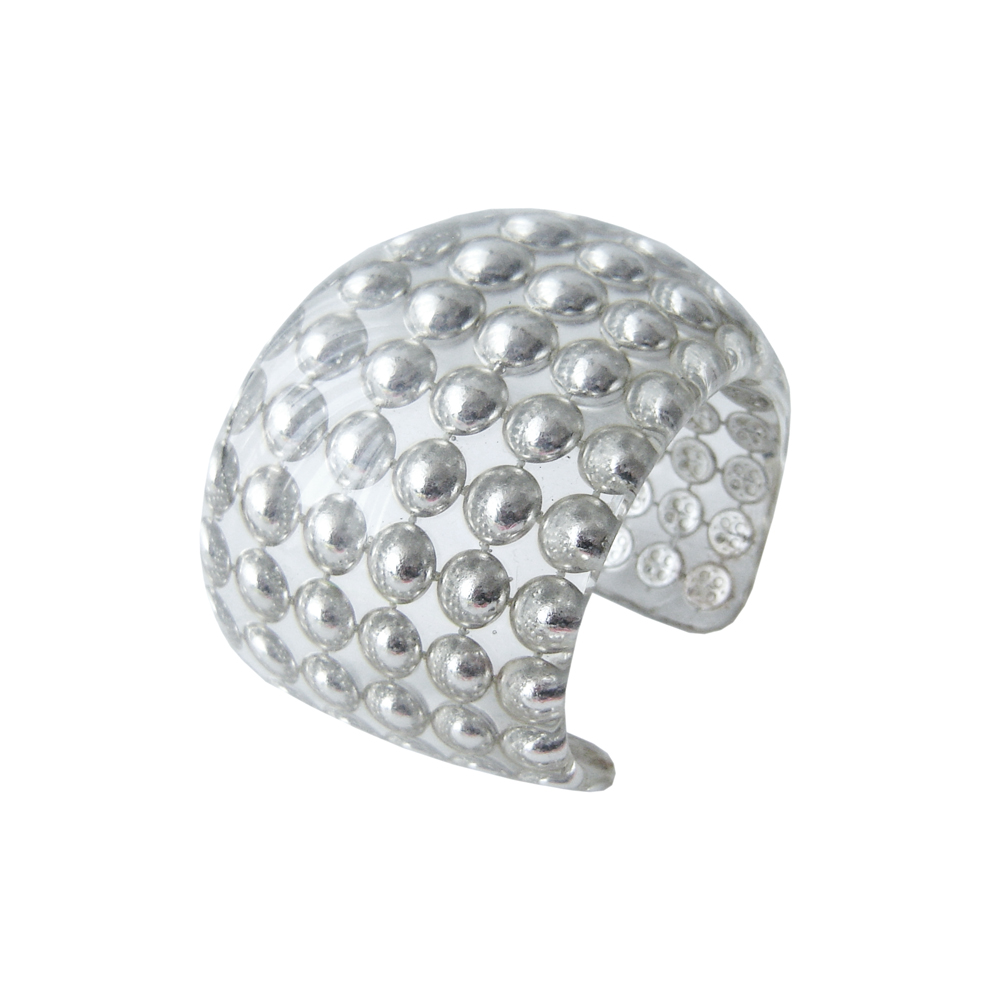 Unbranded Inlaid Stud Cuff - Clear