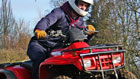 A quad scramble over fields, woods and water.