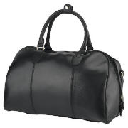 Unbranded IT Ladies Leather Medium Holdall - Blk