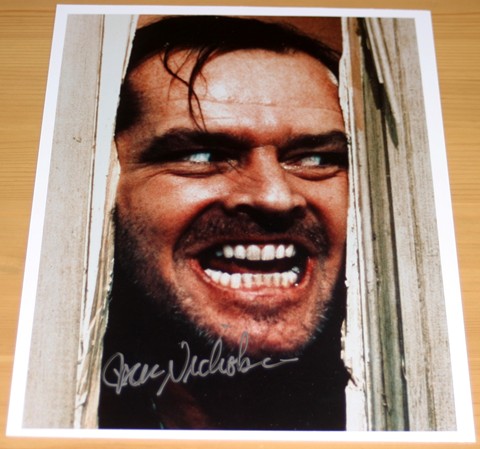 JACK NICHOLSON SIGNED THE SHINING 10 x 8 PHOTO