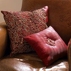 Jahangir Beaded Cushion