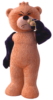 James Figurine Bad Taste Bear