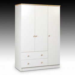 Unbranded JB Baltimore - 3 Door 2 Drawer Wardrobe