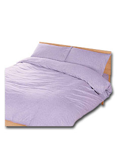 Jersey Double Duvet Set Lilac