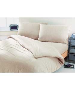 Jersey King Size Bed Set - Natural