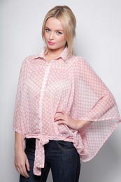 Unbranded Jess Polka Dot Batwing Blouse