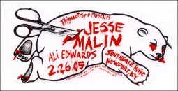 JESSE MALIN Southgate House Newport Ky - 26th February 2005 - by Print Mafia 
